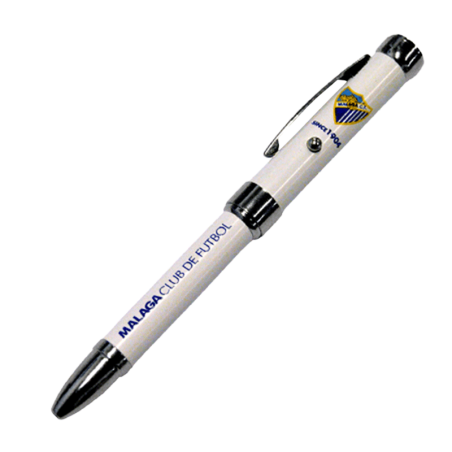BOLIGRAFO PROYECTOR  MALAGA CF BLANCO