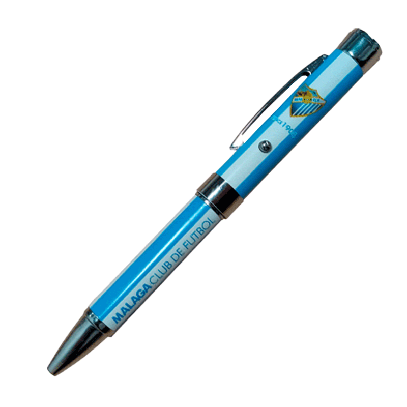 BOLIGRAFO PROYECTOR RAYAS MALAGA CF