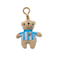 LLAVERO PELUCHE OSO CLARO