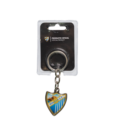 COLOURED BADGE KEY-RING MALAGA CF