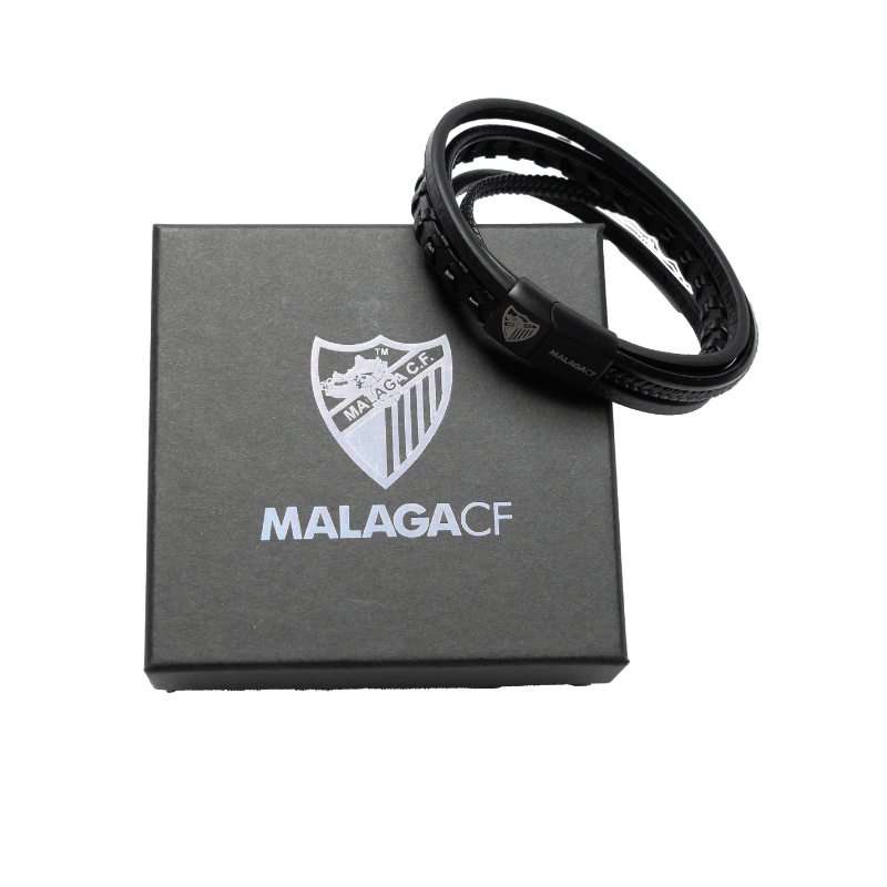 PULSERA PIEL NEGRA