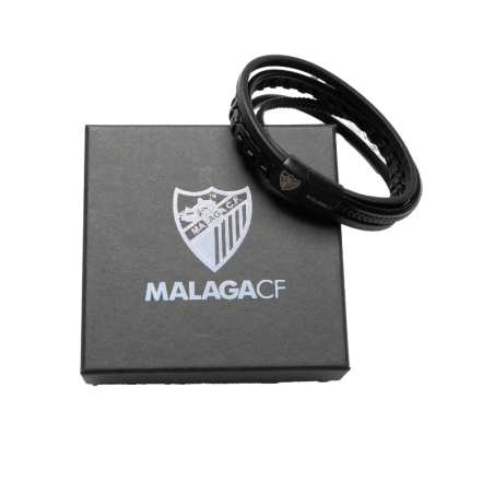 PULSERA PIEL NEGRA
