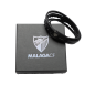 PULSERA PIEL NEGRA