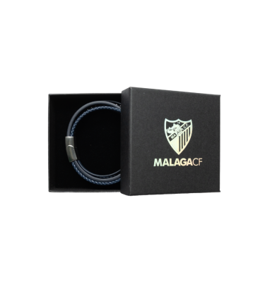PULSERA PIEL AZUL