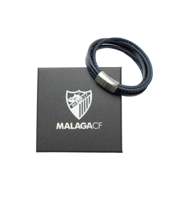 PULSERA PIEL AZUL