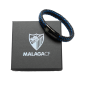 PULSERA PIEL NEGRA/AZUL