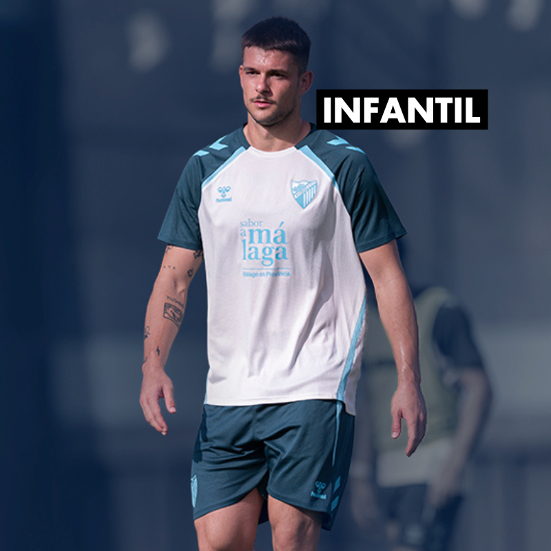 CAMISETA ENTRENO PLAYER - INFANTIL- MALAGA CF 2025/26