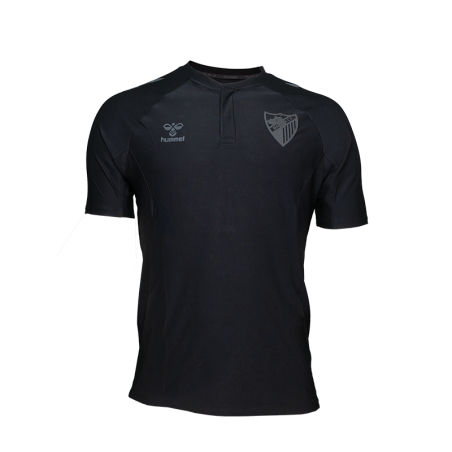 POLO TRAVEL NEGRO MALAGA CF 2025/26