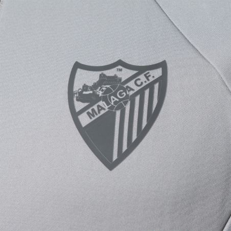 SUDADERA TRAVEL GRIS MALAGA CF 2025/26