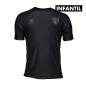 CAMISETA TRAVEL NEGRO MALAGA CF 2025/26 -INFANTIL-