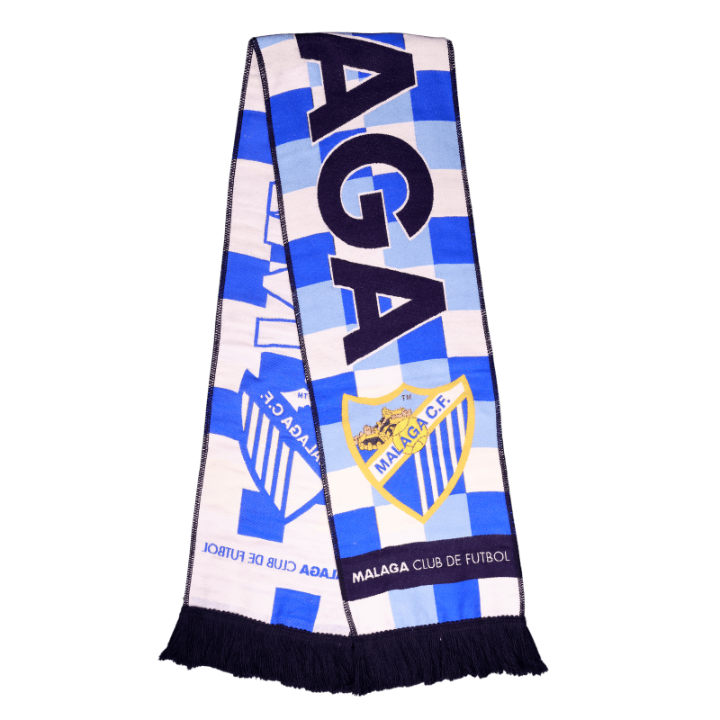 BLUE SQUARED SCARF