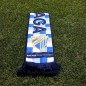 BLUE SQUARED SCARF