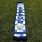 BLUE SQUARED SCARF