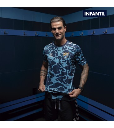 CAMISETA OFICIAL PREMATCH MARINO MALAGA CF 2025/26 -INFANTIL-