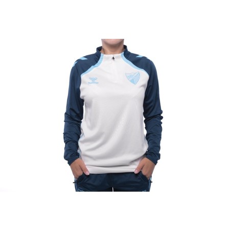 SUDADERA ENTRENO PLAYER ZIP MALAGA CF 2025/26
