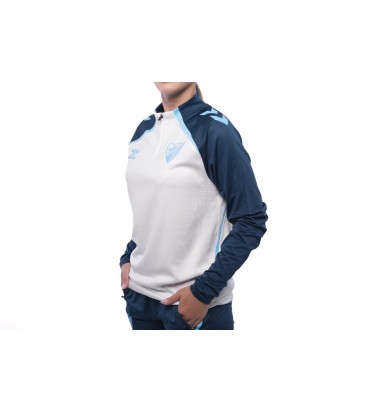 SUDADERA ENTRENO PLAYER ZIP MALAGA CF 2025/26
