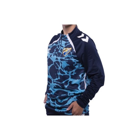 SUDADERA OFICIAL PREMATCH ZIP MALAGA CF 2025/26 -INFANTIL-