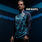 MALAGA CF OFFICIAL PREMATCH SWEATSHIRT ZIP 2025/26 -JUNIOR-