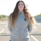 SUDADERA TRAVEL GRIS MALAGA CF