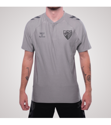 GREY TRAVEL POLO SHIRT MALAGA CF