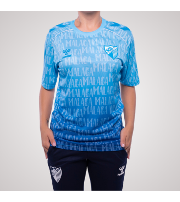 CAMISETA OFICIAL PREMATCH LETRAS MALAGA CF 2025/26