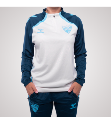 SUDADERA ENTRENO PLAYER ZIP MALAGA CF 2025/26