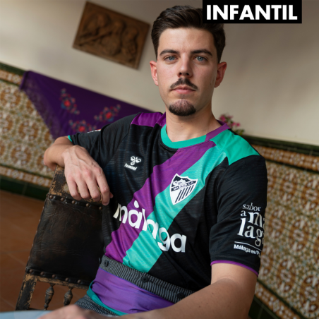MALAGA CF OFFICIAL 2ND KIT T-SHIRT 2025/26 -JUNIOR-