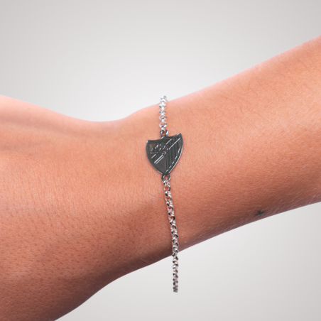 PULSERA ESCUDO MALAGA CF
