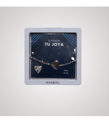 PULSERA ESCUDO MALAGA CF