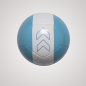 LIGHT BLUE MALAGA CF BALL -SIZE 5-