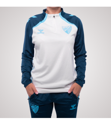 PLAYER TRAINING SWEATSHIRT ZIP MALAGA CF 2025/26 -JUNIOR-