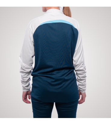 SUDADERA ENTRENO STAFF ZIP MALAGA CF -INFANTIL-
