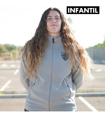 SUDADERA TRAVEL GRIS MALAGA CF -INFANTIL-