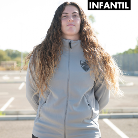 SUDADERA TRAVEL GRIS MALAGA CF -INFANTIL-