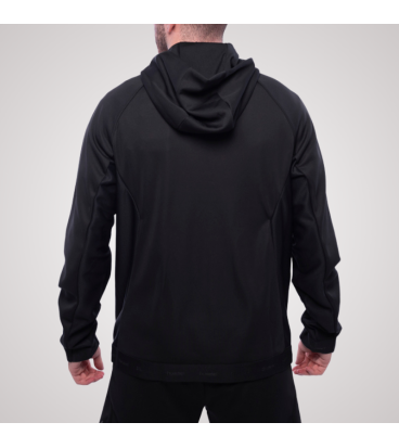 SUDADERA TRAVEL NEGRO MALAGA CF