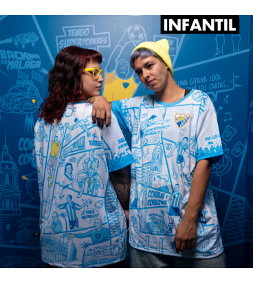 CAMISETA EDICIÓN ESPECIAL MALAGAVERSO MALAGA CF -INFANTIL-