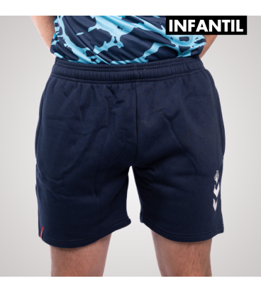 NAVY BLUE FAN SHORTS MALAGA CF -JUNIOR-