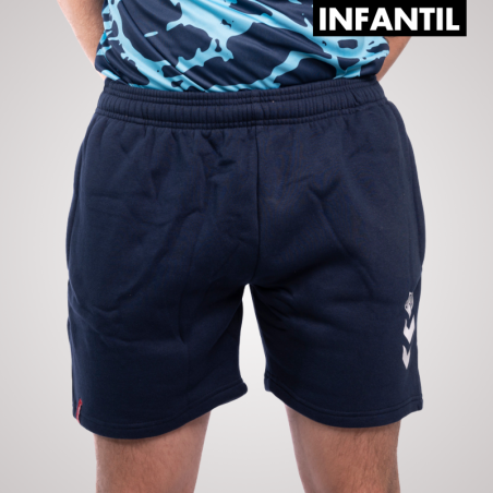 NAVY BLUE FAN SHORTS MALAGA CF -JUNIOR-