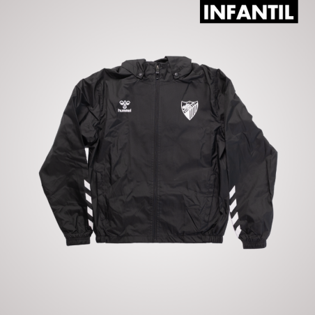 BLACK RAINCOAT MALAGA CF -JUNIOR-