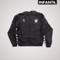 BLACK RAINCOAT MALAGA CF -JUNIOR-