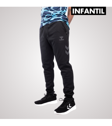 BLACK TRAVEL PANTS MALAGA CF -JUNIOR-
