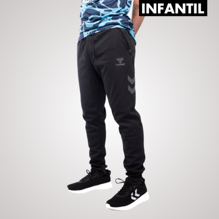 BLACK TRAVEL PANTS MALAGA CF -JUNIOR-