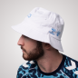 WHITE BUCKET HAT MALAGA CF