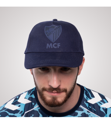 GORRA ESCUDO AZUL MALAGA CF