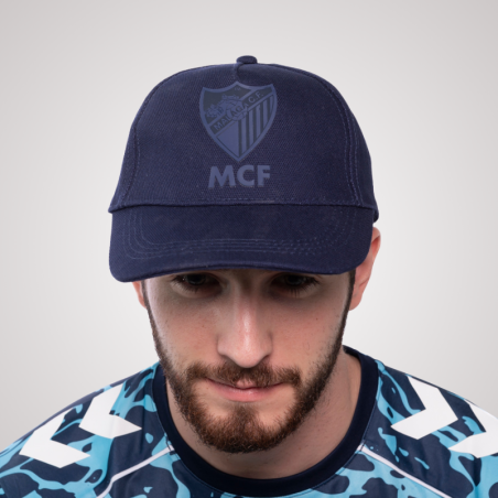 GORRA ESCUDO AZUL MALAGA CF