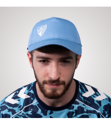 FAN GORRA CELESTE MALAGA CF