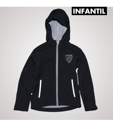 CHAQUETA NEGRA MALAGA CF -INFANTIL-