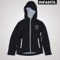 CHAQUETA NEGRA MALAGA CF -INFANTIL-