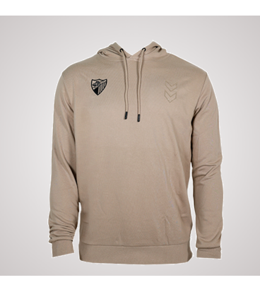 SUDADERA ALGODÓN BEIGE ACTIVE MALAGA CF