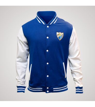 CHAQUETA BASEBALL AZUL MALAGA CF